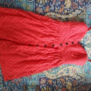 Orange color dress size M